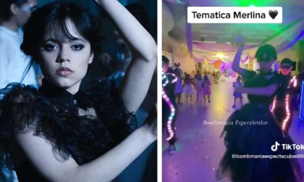 Imitadora de Merlina se hace viral por su sorprendente parecido y su baile (video)