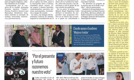 Portada RCG Media [22 de mayo de 2023] Reconocen labor y legado de Monseñor Humberto González; DIF Coahuila brinda atención integral a pacientes con autismo  y más…