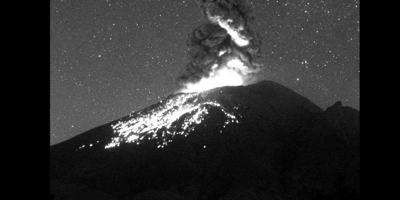 Popocatépetl registra dos explosiones y un sismo en 24 horas