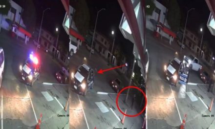 Policía de Los Mochis, Sinaloa abandona a su pareja ante la llegada de sicarios (video)