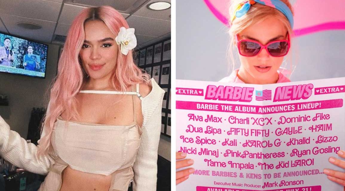 Karol G cantará junto a Dua Lipa, Nicki Minaj, Lizzo y más en el soundtrack de ‘Barbie’