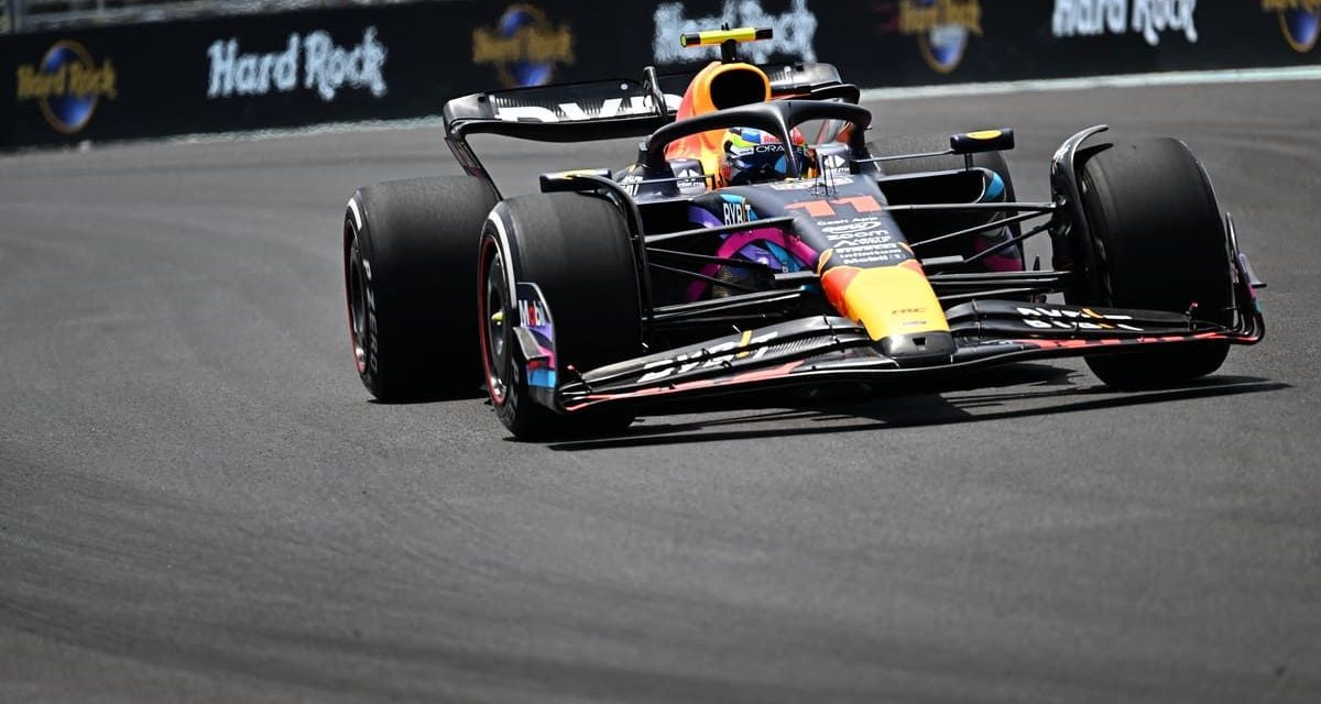 Checo Pérez termina segundo en el GP de Miami