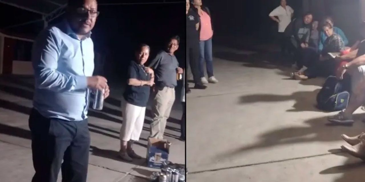 Maestros son sorprendidos ‘pisteando’ en primaria de Michoacán