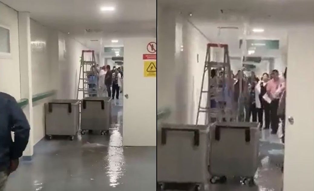 Video: Así se inundó el nuevo hospital del IMSS en Puebla