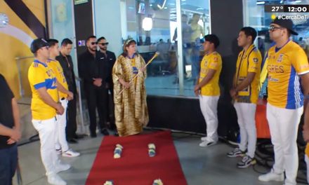 Así festejó la Licenciada María Julia el triunfo de Tigres en su noticiero (video)