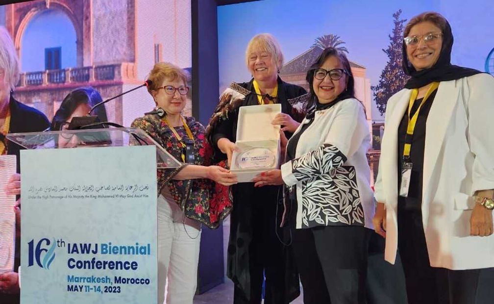 Norma Piña recibe el premio de Derechos Humanos 2023 en Marruecos