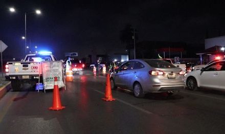 Seguirán los filtros antialcohol en Saltillo; detienen a 100 conductores ebrios en fin de semana