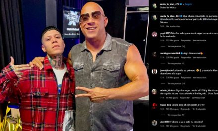 ‘Él abandonó a su familia’, tunden a Santa Fe Klan tras foto con Vin Diesel