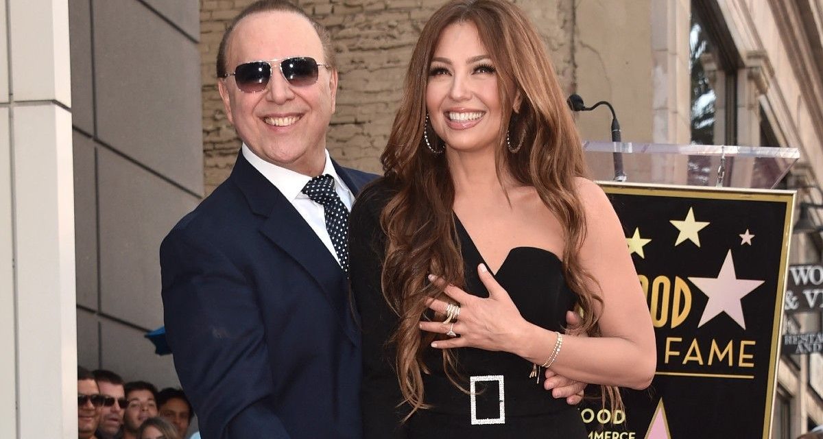 Reaparece Thalía junto a Tommy Mottola tras rumores de separación