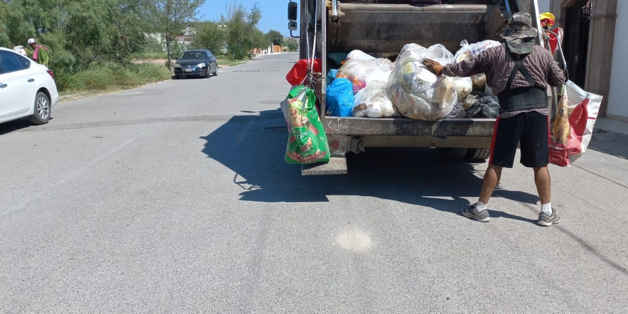 Mejoran recolección de basura en Sabinas