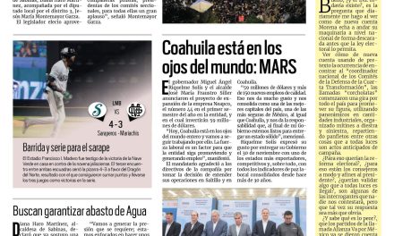 Portada RCG Carbonífera [30 de junio de 2023] Festejan triunfo de Manolo; muere adulto mayor por presunto golpe de calor y más…