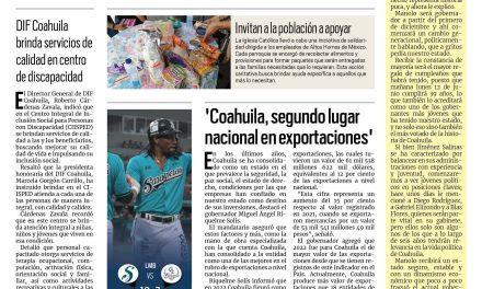 Portada RCG Centro [11 de junio de 2023] Piden que suelte AHMSA; buscan que llegue Amazon a la región y más…