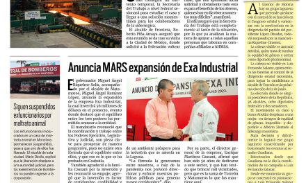 Portada RCG Centro [20 de junio de 2023] Podrían tener empleo temporal obreros de AHMSA; reparten agua ante ola de calor y más…