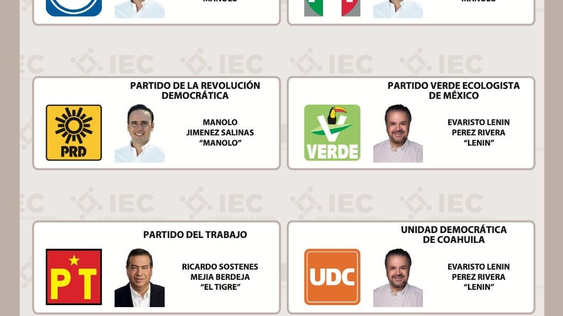 Todo listo para las elecciones en Coahuila