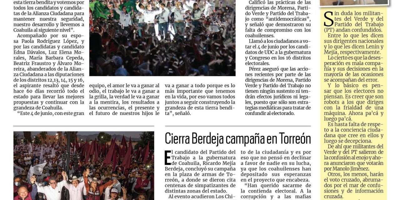 Portada RCG Media Elecciones 2023 [1 de junio de 2023]