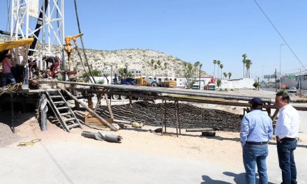 Avanza perforación de pozo de agua en Torreón