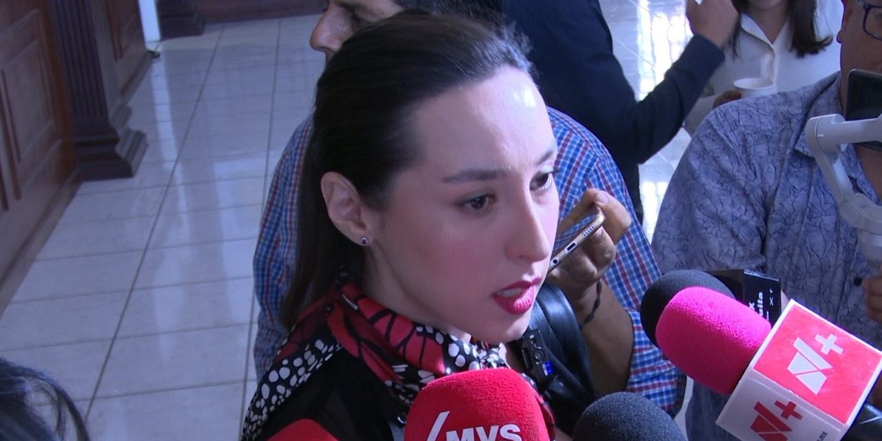 Lizbeth Ogazón refrenda su apoyo a Claudia Sheinbaum