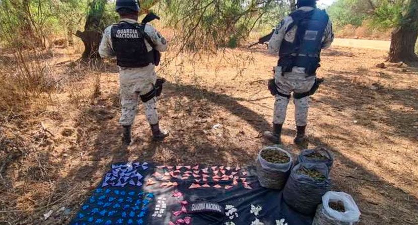 Asegura Guardia Nacional más de mil dosis de ‘Cristal’ y mariguana en Jalisco
