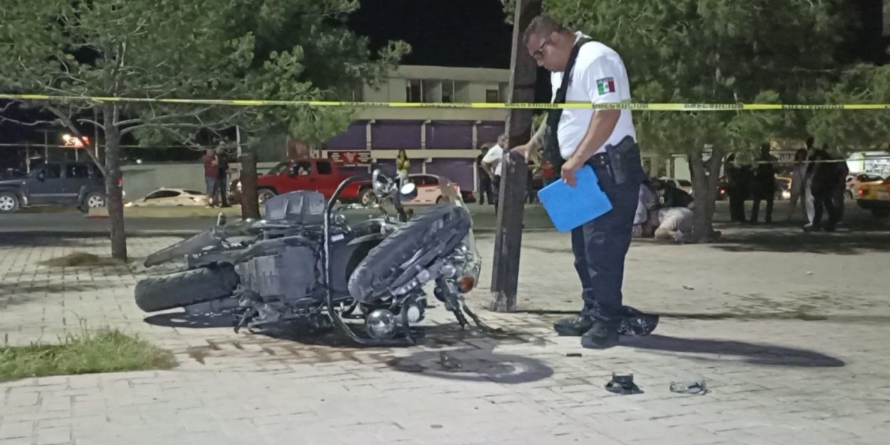 Saltillo: Bautizo se convierte en tragedia; hombre muere en violento choque de moto