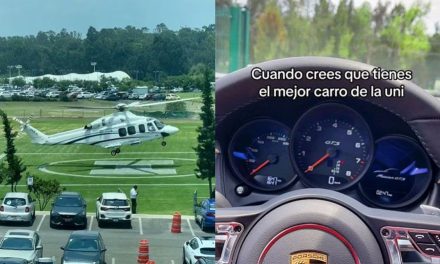 Video: Alumno sorprende a todos y llega en helicóptero al Tec de Monterrey