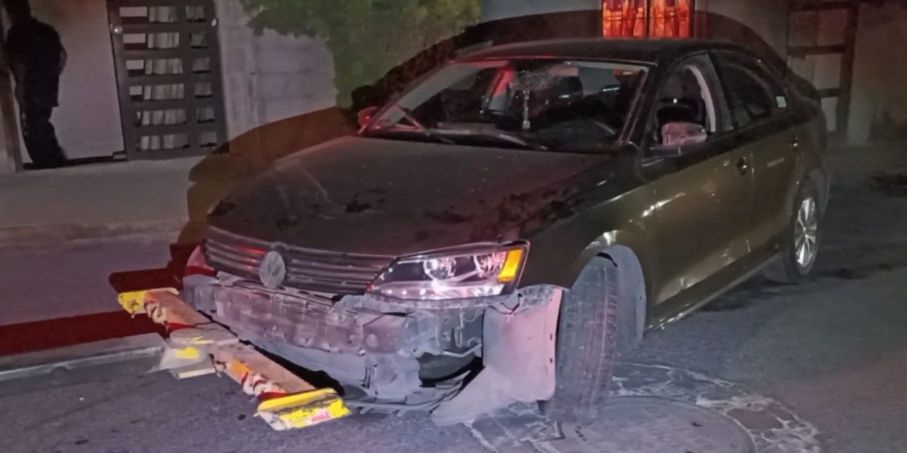 Ocurre peculiar par de choques en Saltillo