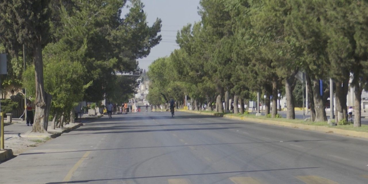 Poca gente pasea por la Ruta Recreativa