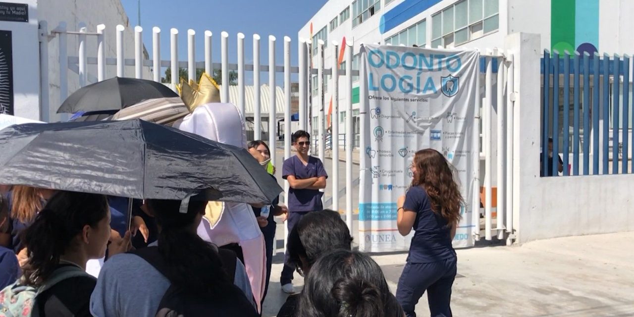 Protestan alumnos de la UNEA en Saltillo