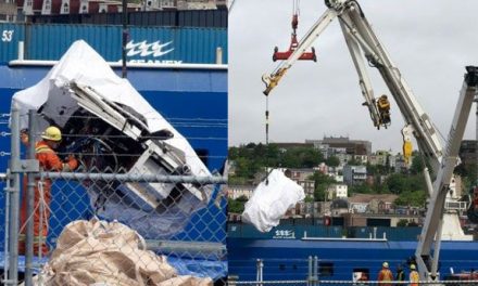 Piezas del submarino Titán llegan a Canadá tras trágica excursión al Titanic