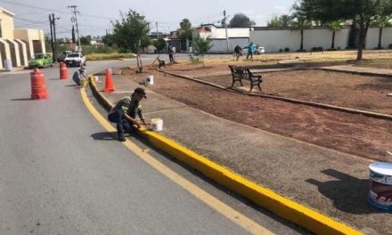 Siguen trabajos de Imagen Urbana en Monclova