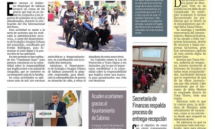 Portada RCG Carbonífera [22 de julio de 2023] Celebran el Día Internacional del Perro; salen más señalamientos en contra de alcaldesa de Múzquiz y más…