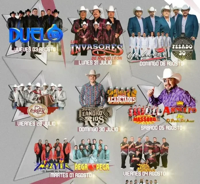 Anuncian cartelera de Astro Feria Rosita 2023
