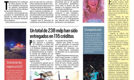 Portada RCG Centro [20 de julio de 2023] Instalan plantón en AHMSA; rescatan a menores de edad en estado de abandono y más…