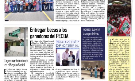 Portada RCG Fronteriza [15 de julio de 2023] Invierten 4.5 mdp en obra de pavimentación; Acuñenses asisten a brigada del Registro Civil  y más…