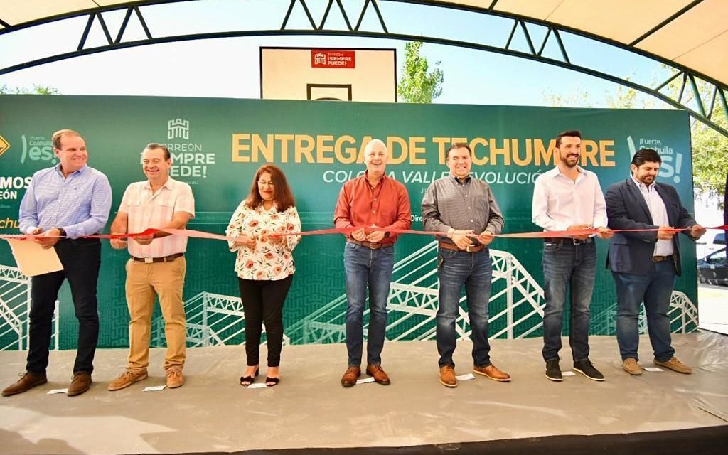 Entrega Gobierno de Torreón techumbre