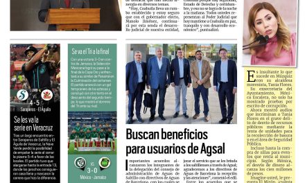 Portada RCG Media [13 de julio de 2023] Reconocen coordinación del Poder Judicial y Gobierno; buscan beneficios para usuarios de Agsal y más…