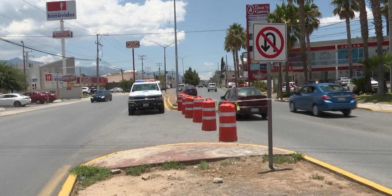 Optan por cerrar retorno en Musa de León al norte de Saltillo
