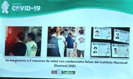 Aseguran a cinco menores de edad INE falsa en Coahuila