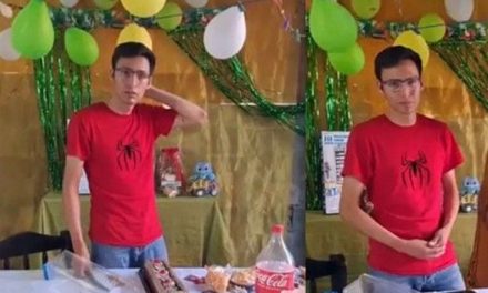 Video: Hombre le organiza una fiesta a su hijo por su cumpleaños… no se lo prestan