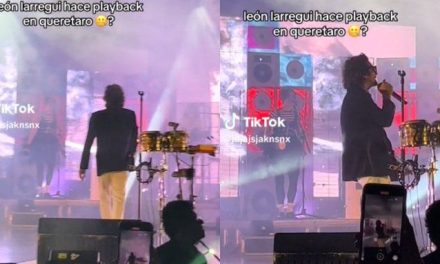 ¿Ya no canta?  Acusan a León Larregui de hacer playback en sus conciertos