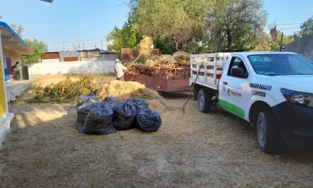 Limpian escuelas para el regreso a clases en Sabinas