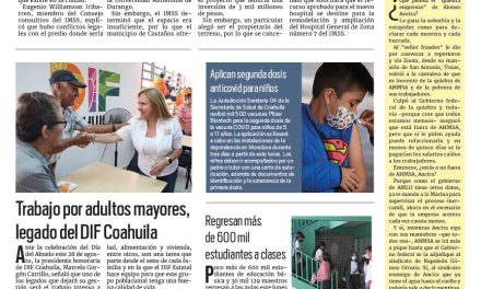 Portada RCG Centro [28 de agosto de 2023] Cancela IMSS proyecto de nuevo hospital para la región Centro; Altos Hornos no fue tomada por Fuerzas Armadas y más…