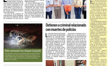 Portada RCG Fronteriza [2 de agosto de 2023] Entregan obra de pavimentación en Acuña; México, sede de la reunión binacional del Ports to Plains y más…