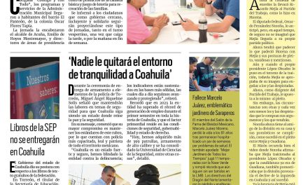 Portada RCG Fronteriza [8 de agosto de 2023] Atiende alcalde de Acuña a ciudadanos; se suman eventos cerebrovasculares en jóvenes y más…