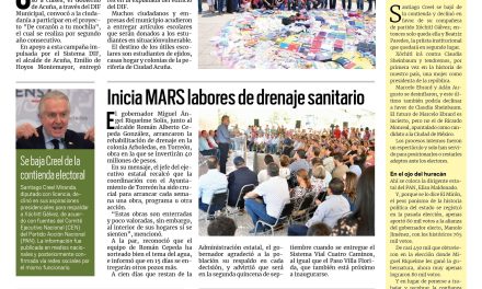 Portada RCG Fronteriza [22 de agosto de 2023] Recolectan miles de útiles escolares; colectivos se suman en el cuidado del medio ambiente y más…
