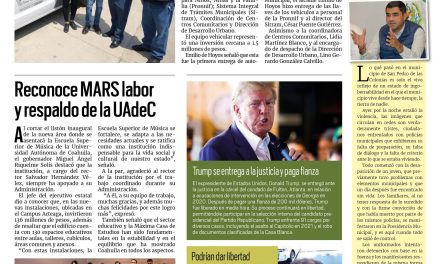Portada RCG Fronteriza [25 de agosto de 2023] Entrega alcalde de Acuña vehículos a cuatro direcciones; Supervisan avance de obras con concreto hidráulico en Acuña y más…