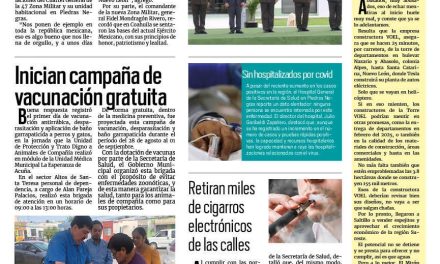 Portada RCG Fronteriza [30 de agosto de 2023] Entregan MARS y titular de Sedena nuevo cuartel militar; lanzan convocatoria para el Premio al Mérito Ciudadano y más…