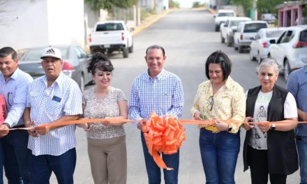 Entregan obra de pavimentación en Acuña