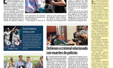 Portada RCG Lagunera [2 de agosto de 2023] Dan inicio al programa de salud visual y auditiva; invitan a feria del empleo en Norcast y más…