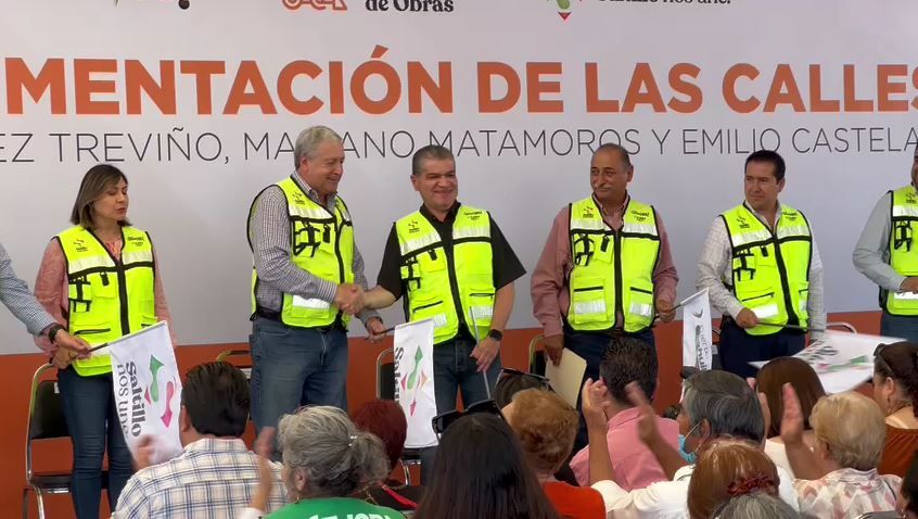 Arrancan obras de recarpeteo en calles del Centro de Saltillo
