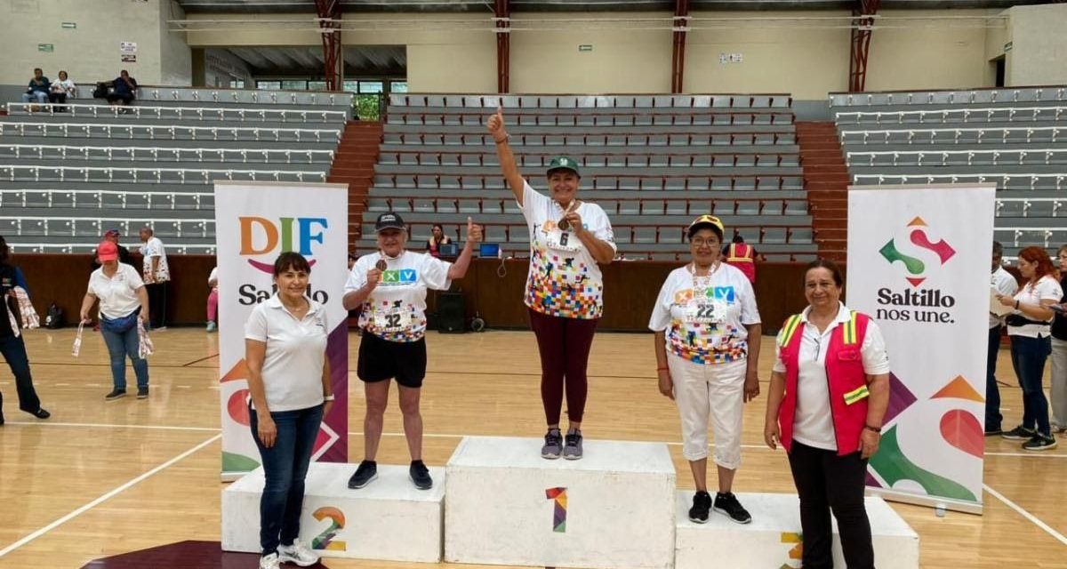 Arrancan los Juegos de Adultos Mayores en Saltillo